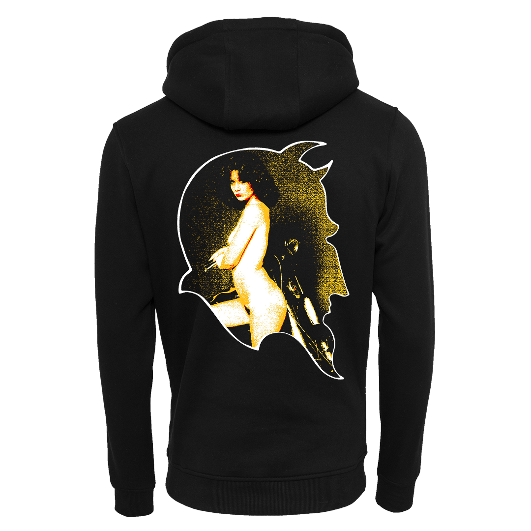 Death Co. Devil Head III Zip Hoodie Black Heavy Threads