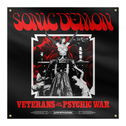 Sonic Demon - Psychic War Altar Black Flag