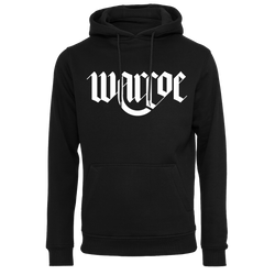 Warcoe - White Logo Pullover Hoodie - Black