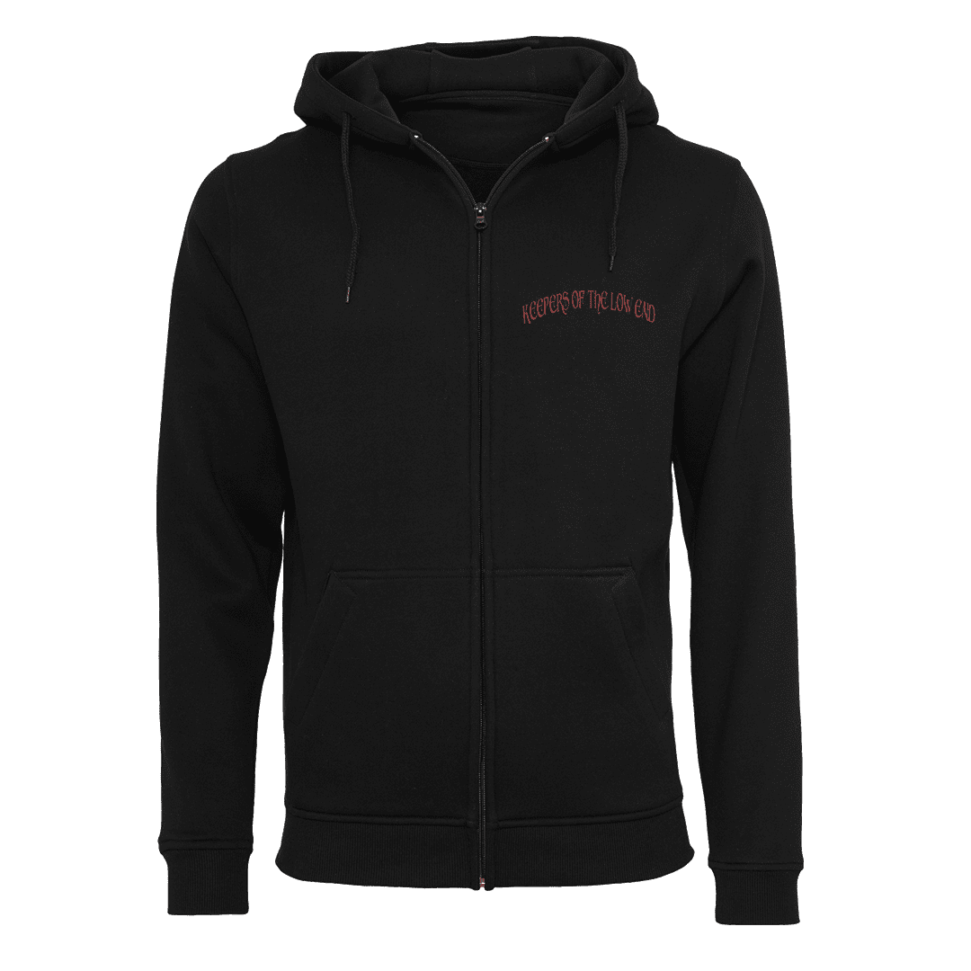 Keepers Of The Low End - Low End Reaper Zip Hoodie - Black – Heavy Threads