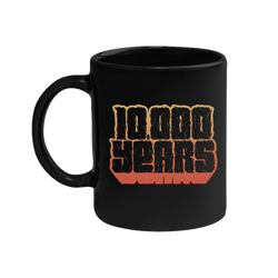 10,000 Years - Gradient Logo Mug - Black