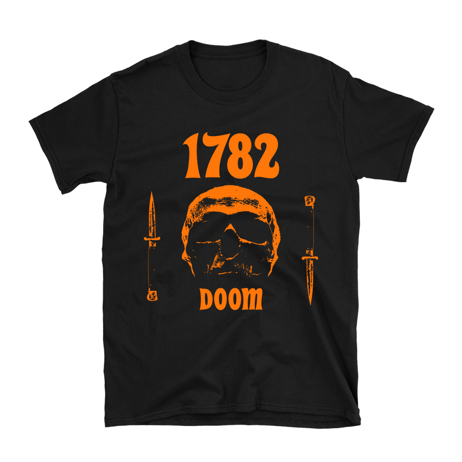 1782 - Skull Knives T-Shirt - Black