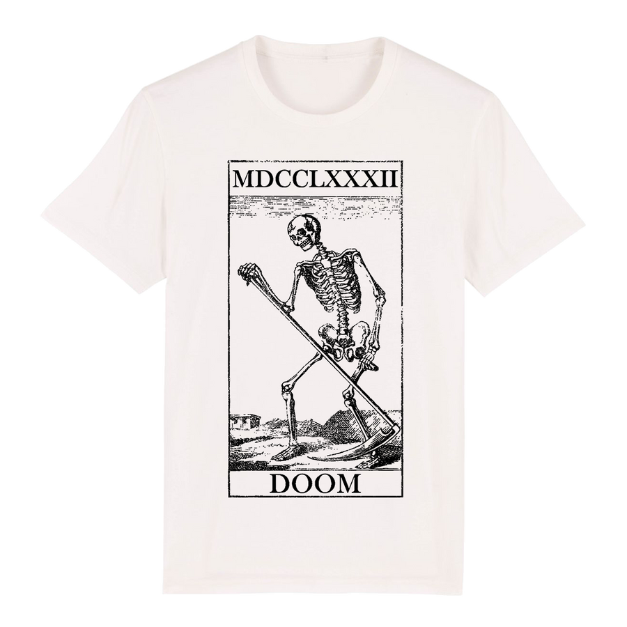 1782 - Doom Tarot Black Logo T-Shirt - White