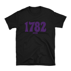 1782 - Pure Occult Fuckin’ Doom Purple Logo T-Shirt - Black