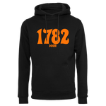 1782 - Pure Occult Fuckin’ Doom Orange Logo Pullover Hoodie - Black