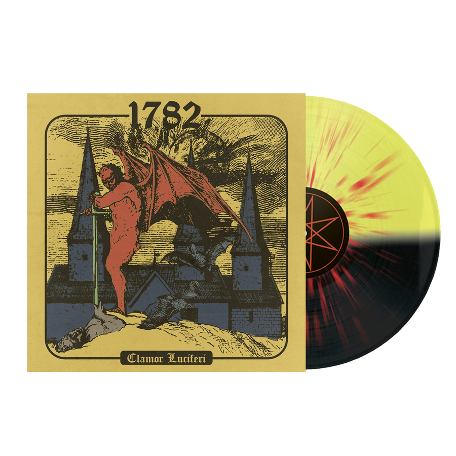 1782 - Clamor Luciferi Vinyl LP - Black/Yellow Split + Red Splatter