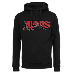 Aiwass - Black & Red Logo Pullover Hoodie - Black