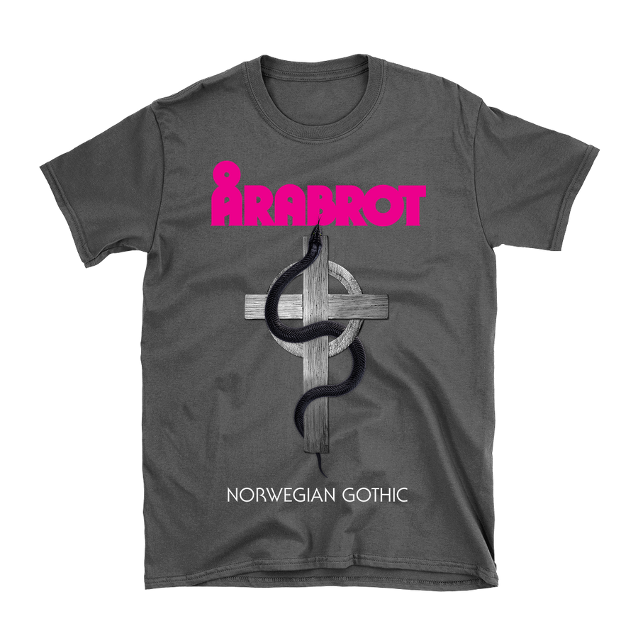 Arabrot - Serpent & Cross T-Shirt - Charcoal