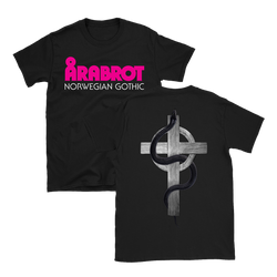 Arabrot - Serpent & Cross Double Sided T-Shirt - Black