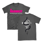 Arabrot - Serpent & Cross Double Sided T-Shirt - Charcoal