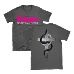Arabrot - Serpent & Cross Double Sided T-Shirt - Charcoal