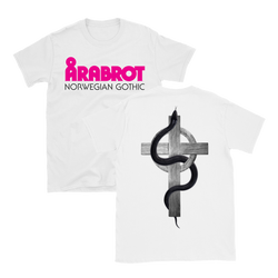 Arabrot - Serpent & Cross Double Sided T-Shirt - White
