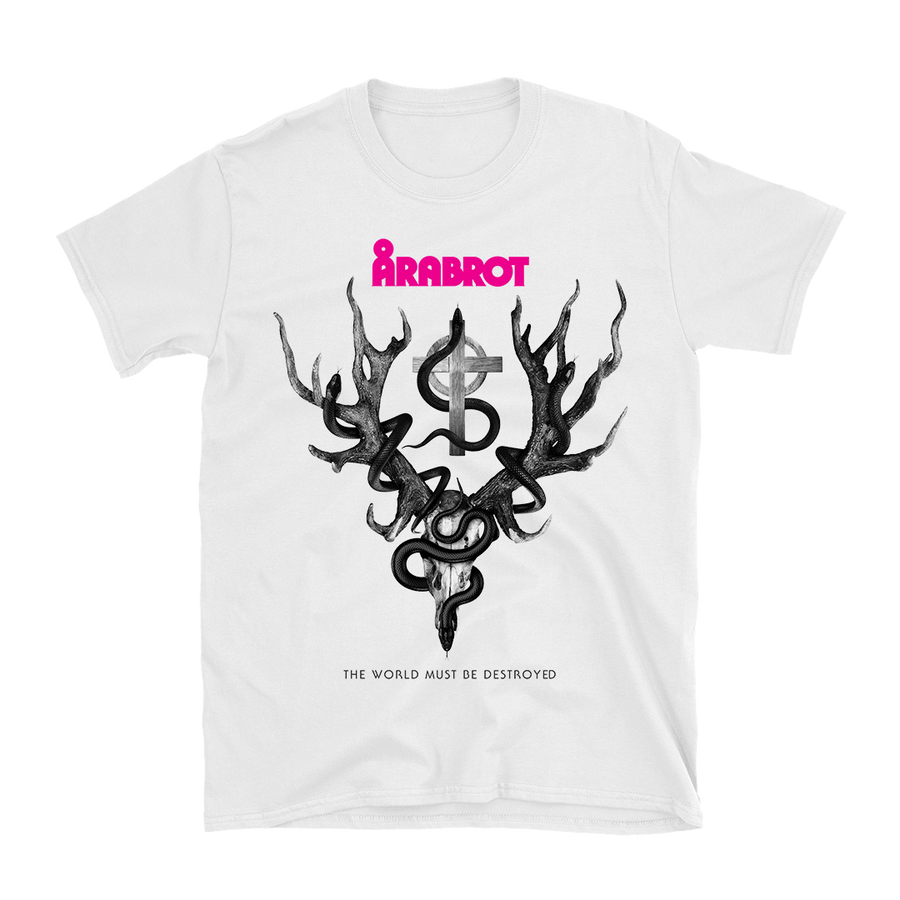 Arabrot - The World Must Be Destroyed T-Shirt - White