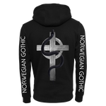 Arabrot - Serpent & Cross Zip Hoodie - Black