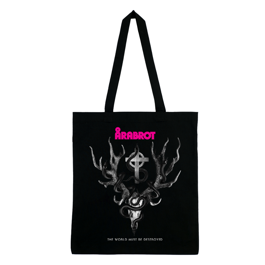 Arabrot - The World Must Be Destroyed Tote Bag - Black