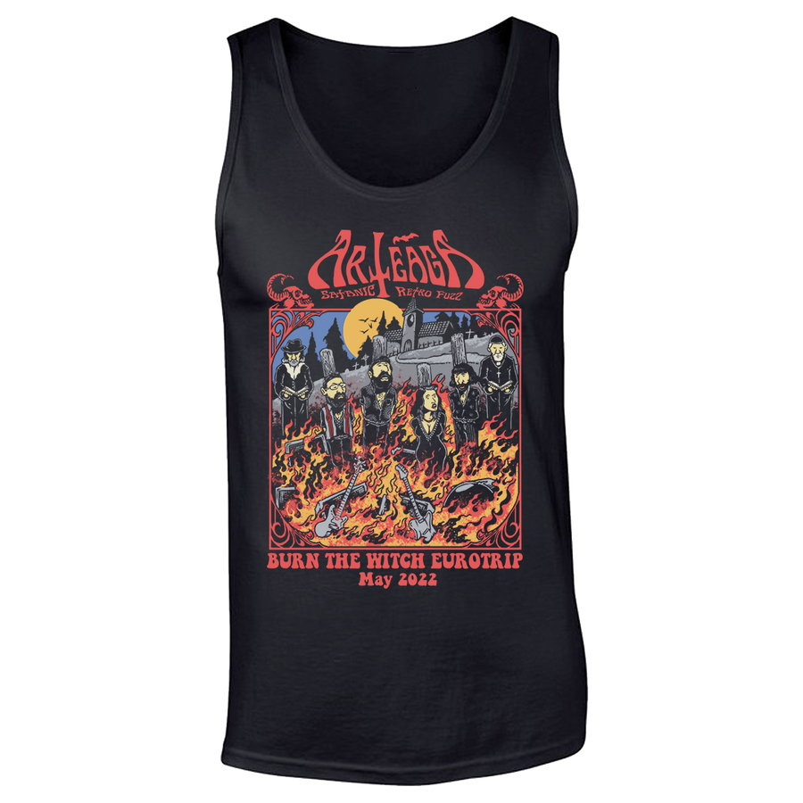 Arteaga - Burn The Witch Tank Top - Black