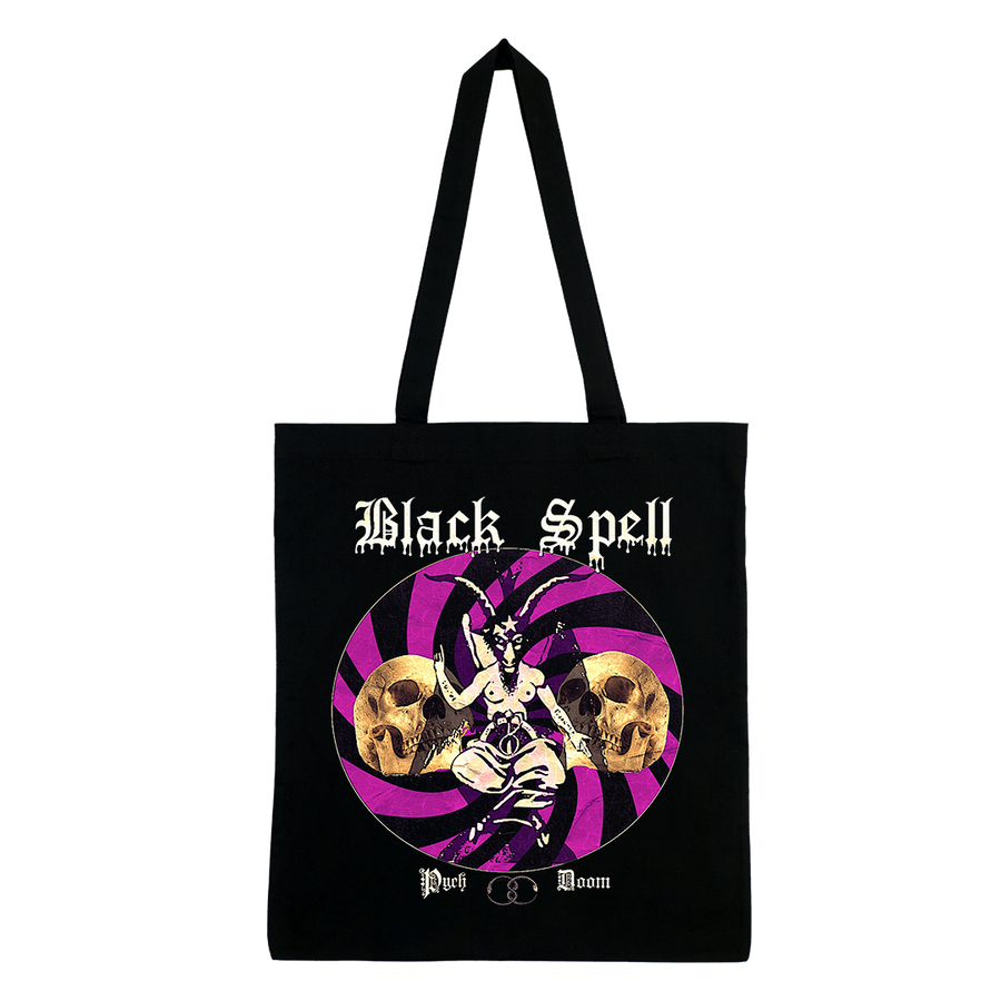 Black Spell - Psych Doom Tote Bag - Black