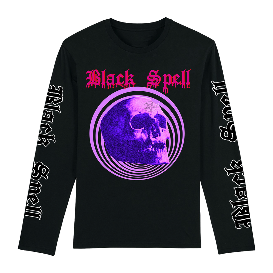 Black Spell - Psych Skull Longsleeve - Black