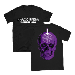 Black Spell - Purple Skull Logo T-Shirt - Black