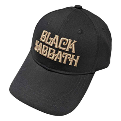 Black Sabbath - Gold Embroidered Cap - Black