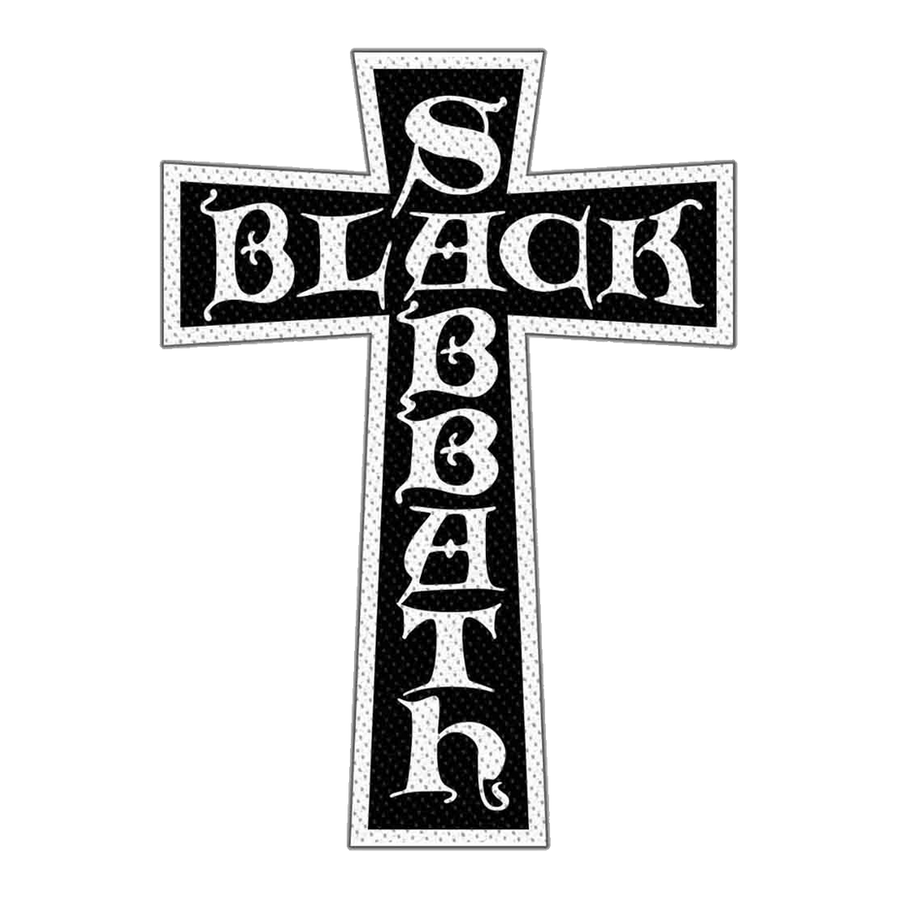 Black Sabbath - Large Cross Patch