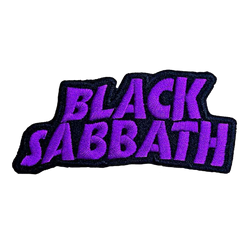 Black Sabbath - Woven Purple Logo Patch