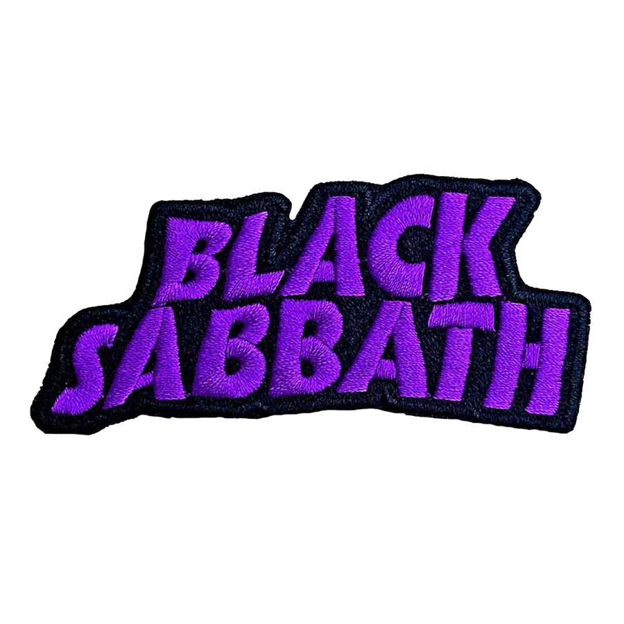 Black Sabbath - Woven Purple Logo Patch