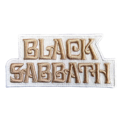 Black Sabbath - Woven Gold Logo Patch