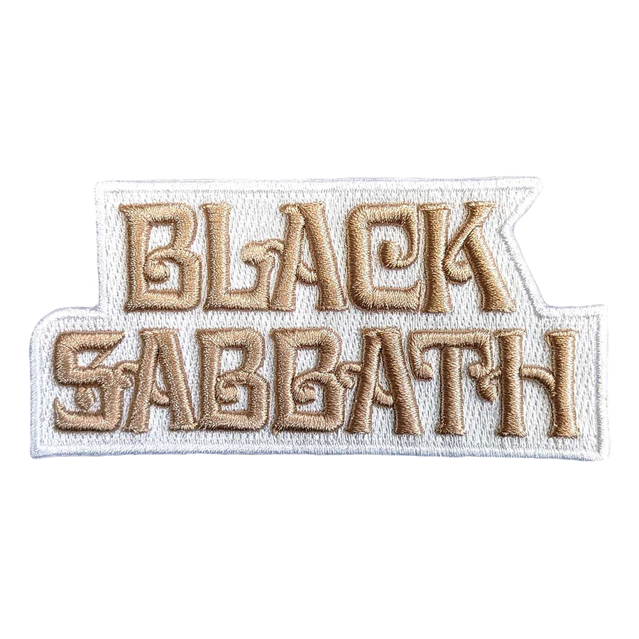 Black Sabbath - Woven Gold Logo Patch