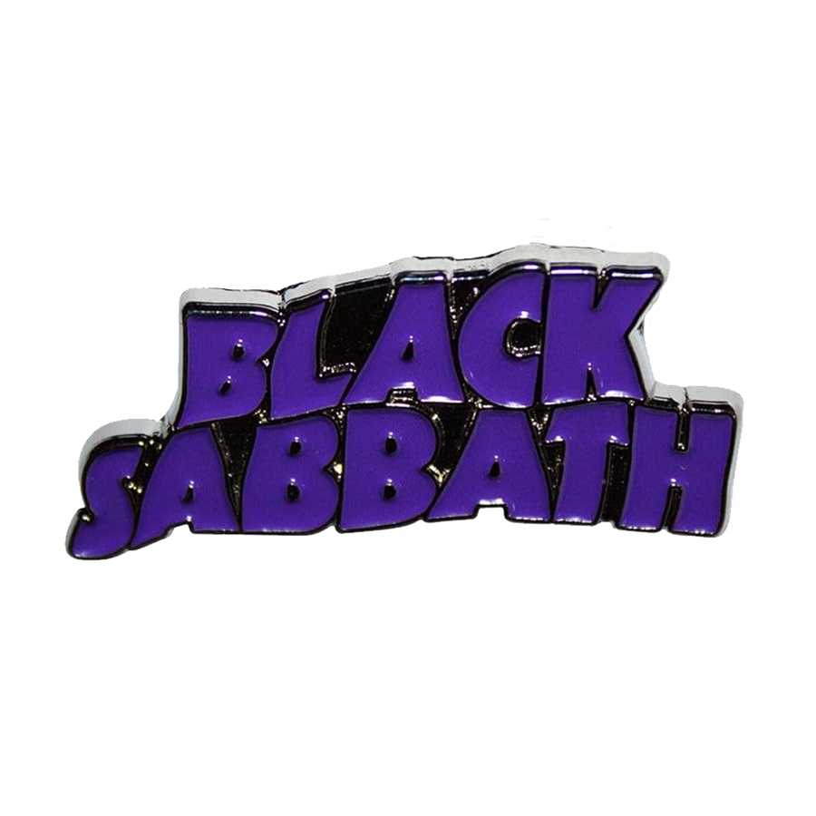 Black Sabbath - Purple Logo Pin Badge