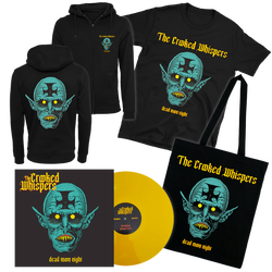 The Crooked Whispers - Dead Moon Night Vinyl + T-Shirt + Hoodie + Tote Bag Bundle