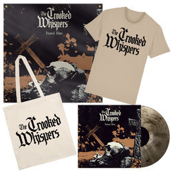The Crooked Whispers - Funeral Blues Vinyl + T-Shirt + Tote Bag + Flag Bundle