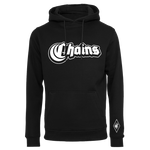 Chains - Doom Of Fucking Death White Logo Pullover Hoodie - Black