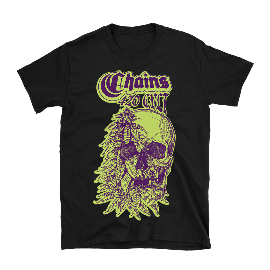 Chains - 420 Cult T-Shirt - Black