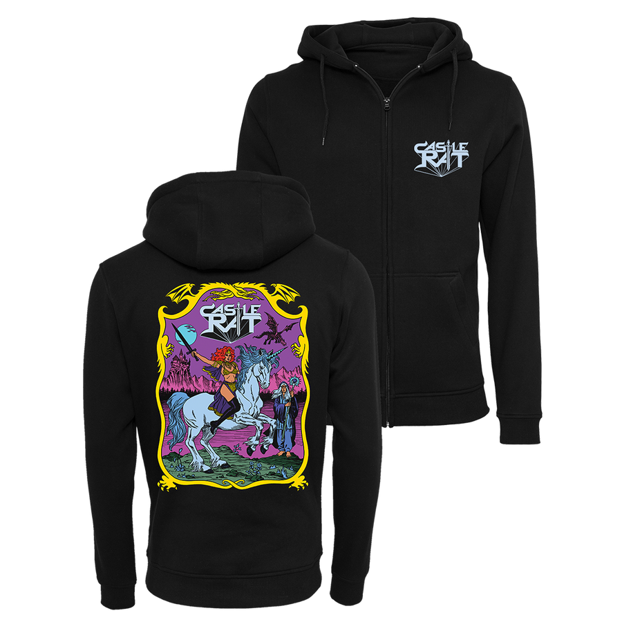 Castle Rat - Book of Beasts Zip Hoodie - Black