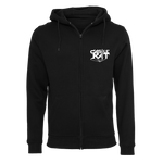 Castle Rat - Flying Rat (Colour) Zip Hoodie - Black