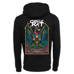 Castle Rat - Flying Rat (Colour) Zip Hoodie - Black