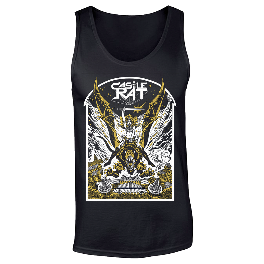 Castle Rat - Flying Rat Tank Top - Black