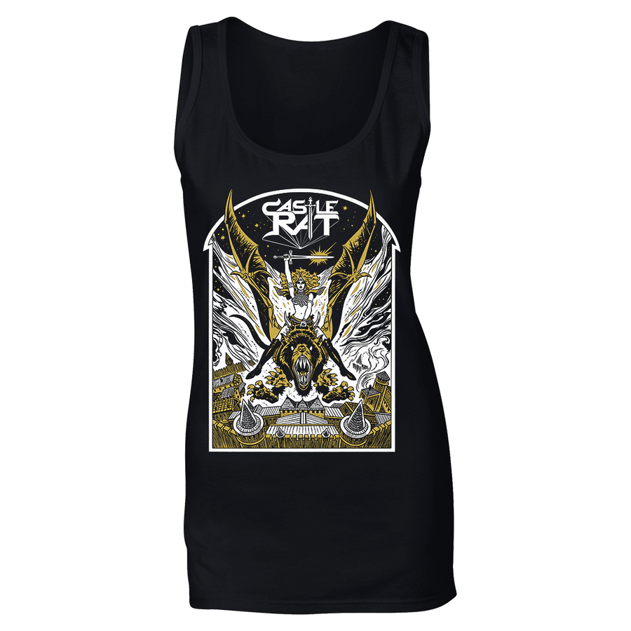 Castle Rat - Flying Rat Women's Tank Top - Black