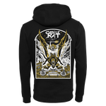 Castle Rat - Flying Rat Zip Hoodie - Black