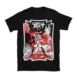 Castle Rat - Wolf & Phoenix T-Shirt - Black