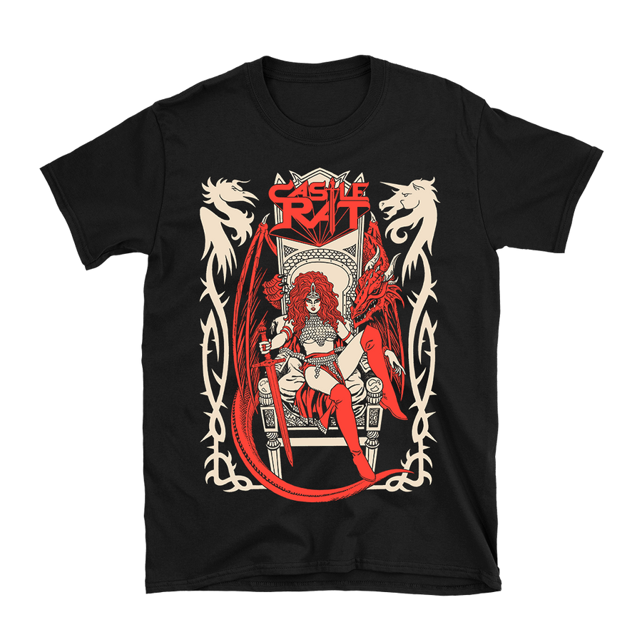 Castle Rat - Dragon Throne T-Shirt - Black