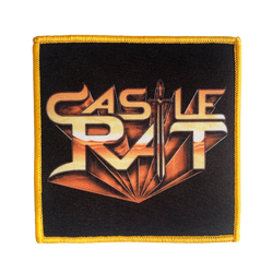 Castle Rat - Gold Metallic Logo Patch