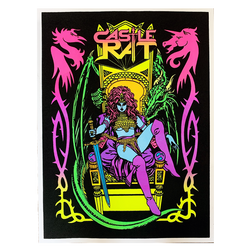 Castle Rat - Dragon Throne Blacklight Poster