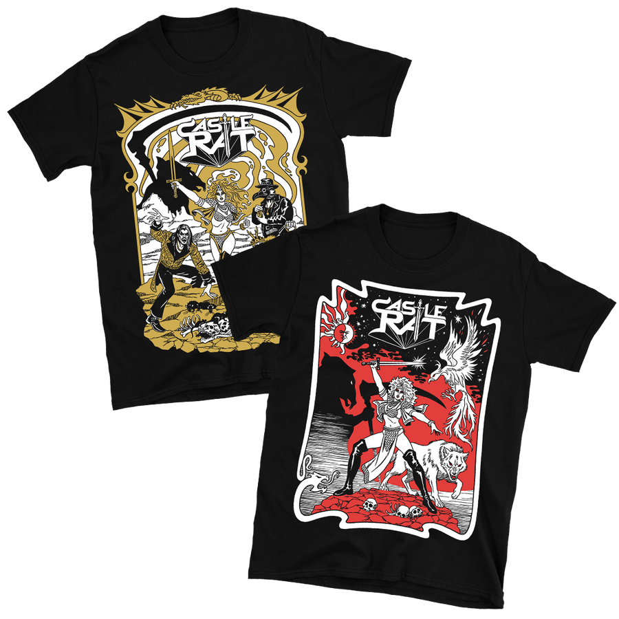 Castle Rat - Dragon Portal/Wolf & Phoenix T-Shirt Bundle