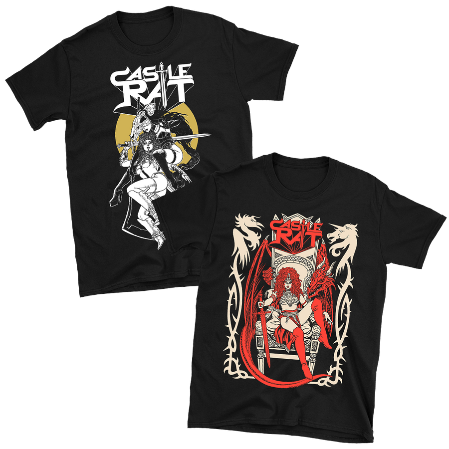 Castle Rat - Dragon Throne/Gold Sun T-Shirt Bundle