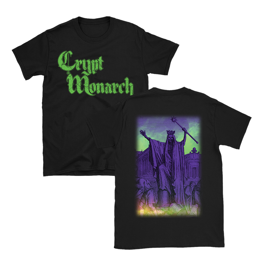 Crypt Monarch - The Necronaut Double Sided T-Shirt - Black