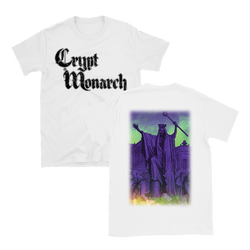 Crypt Monarch - The Necronaut Double Sided T-Shirt - White