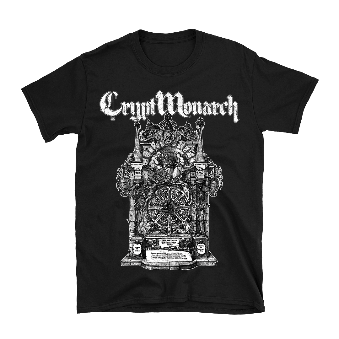 Crypt Monarch - Memento Mori T-Shirt - Black – Heavy Threads