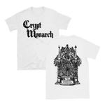 Crypt Monarch - Memento Mori Double Sided T-Shirt - White
